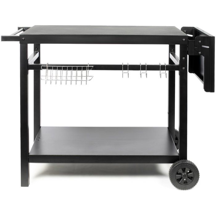 LIVOO Plancha Trolley GS170N - Folding Shelf - 85 x 50 cm Top Shelf