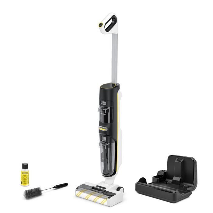 Karcher FCV 4 Dry Cordless Vacuum Cleaner and Washer - 200 m² - Wet and Dry - Drying Station Included