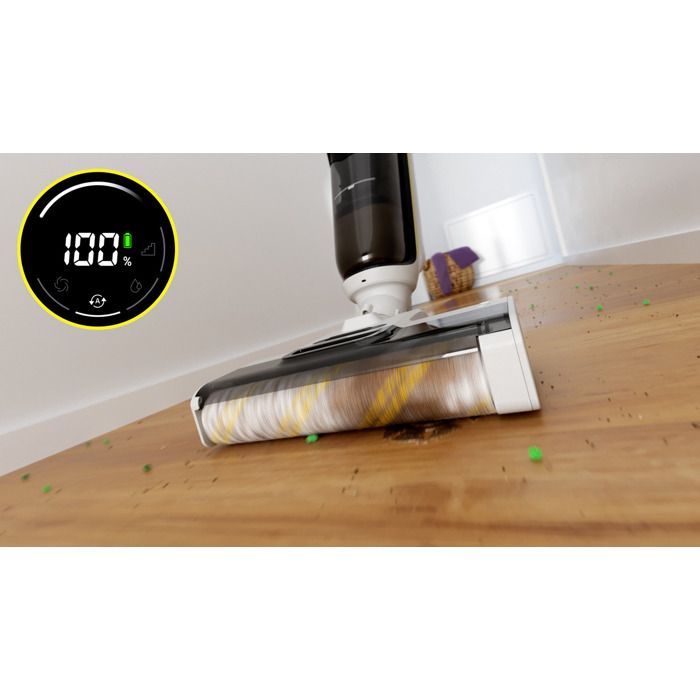 Karcher FCV 4 Dry Cordless Vacuum Cleaner and Washer - 200 m² - Wet and Dry - Drying Station Included