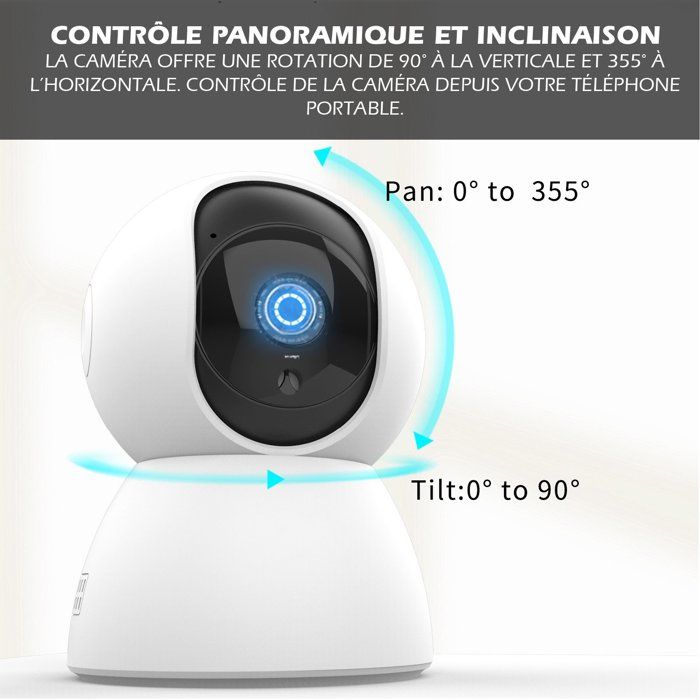 Expandable Alarm Kit - KYF - 434MHz - WiFi - 4MP IP Camera + Siren + Sensors + 2 Remote Controls
