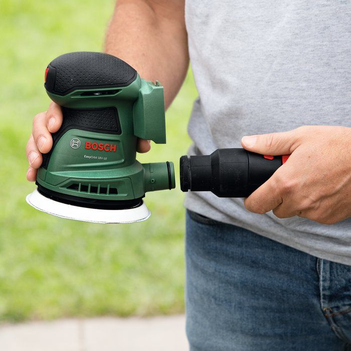 BOSCH EasyOrbit 18V-10 Cordless Random Orbit Sander - 125 mm - 1 x 2.0 Ah Battery + Charger