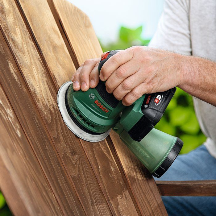 BOSCH EasyOrbit 18V-10 Cordless Random Orbit Sander - 125 mm - 1 x 2.0 Ah Battery + Charger