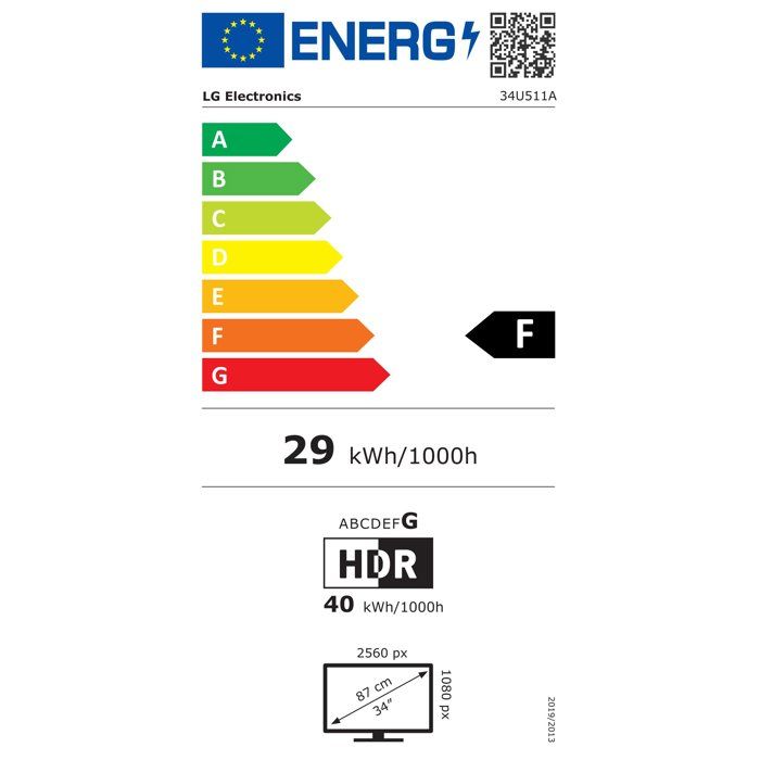 LG ELECTRONICS - Monitor - 34" - 100Hz - IPS Panel - 5ms - 34U511A-B