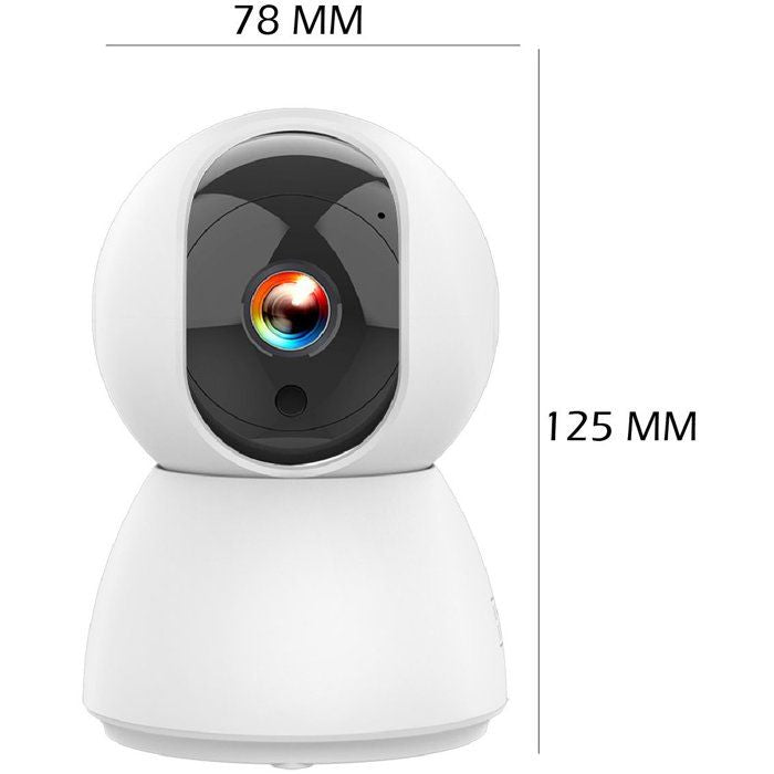 KYF Wired Indoor Camera - Rotating - Full HD - 4MP Motorized P/T - Built-in Siren