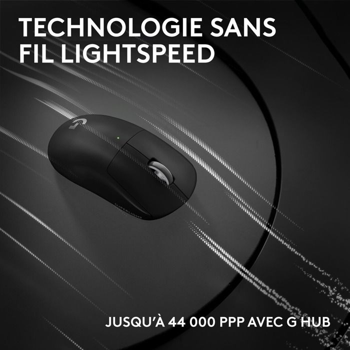 Logitech Gaming Mouse - Wireless - Ultra-Lightweight - G PRO X Superlight 2c - Black
