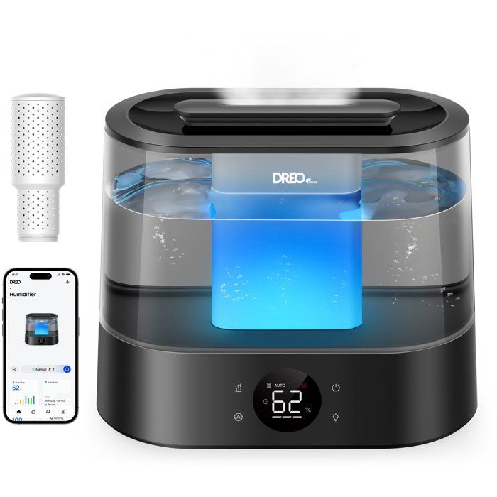 DREO Humidifier - 420S - 4 L Tank - 30h Runtime - Quiet 28dB