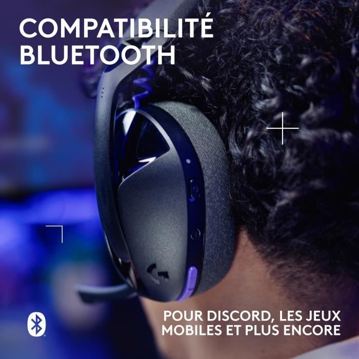 Logitech G G321 Lightspeed Wireless Gaming Headset - Bluetooth - Black