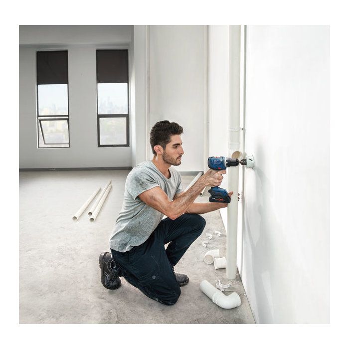 BOSCH 3-Tool 18V Kit - 0615A50094 - 2 x 4Ah Batteries - Cordless - Dust-Free Operation