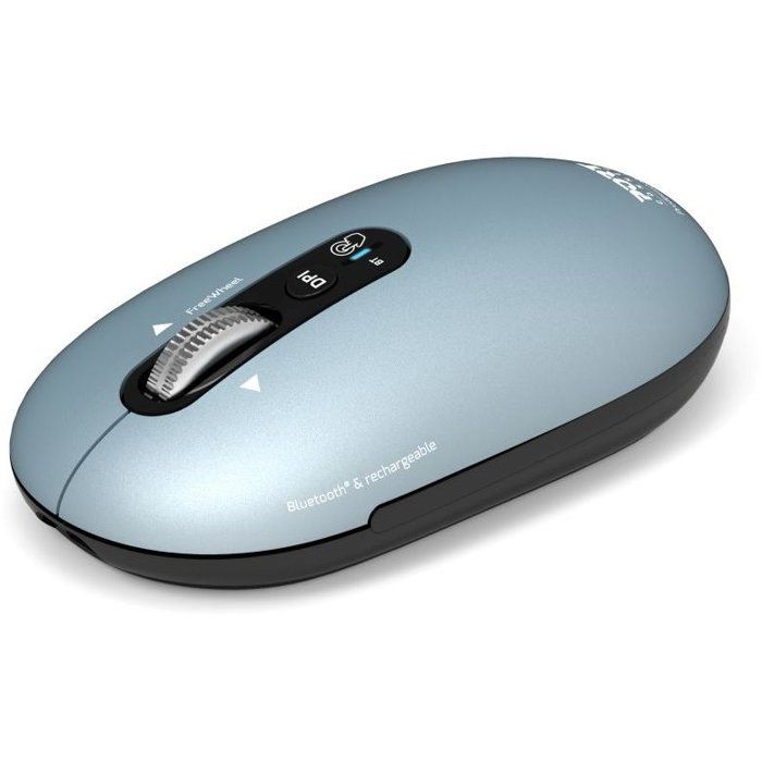 PORT Designs Wireless Mouse - 910500 PURE - Bluetooth - Rechargeable - Dark Blue