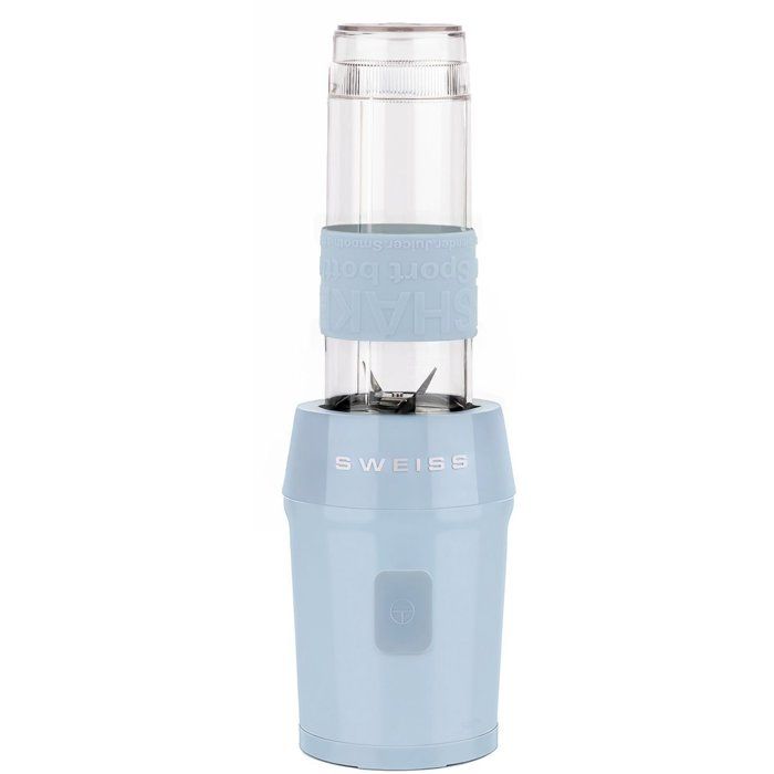 SWEISS Mini Blender - 300 W - 570 ml - 2 Bottles - MOOV6 - Blue