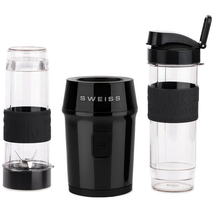 Mini-blender - SWEISS - MOOV9 - 300 W - 570 ml - 2 gourdes - Noir