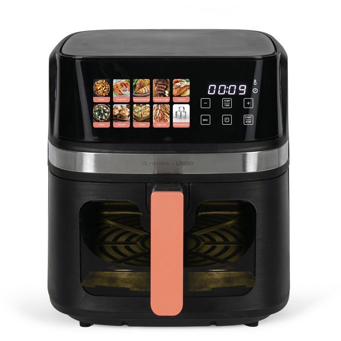 Air fryer - LIVOO x Marmiton - DOC343CO - 8 L - 1700 W - 30 recipes via QR code - 100% touchscreen digital