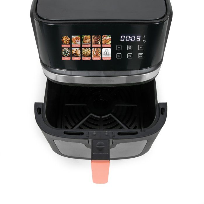 Air fryer - LIVOO x Marmiton - DOC343CO - 8 L - 1700 W - 30 recipes via QR code - 100% touchscreen digital
