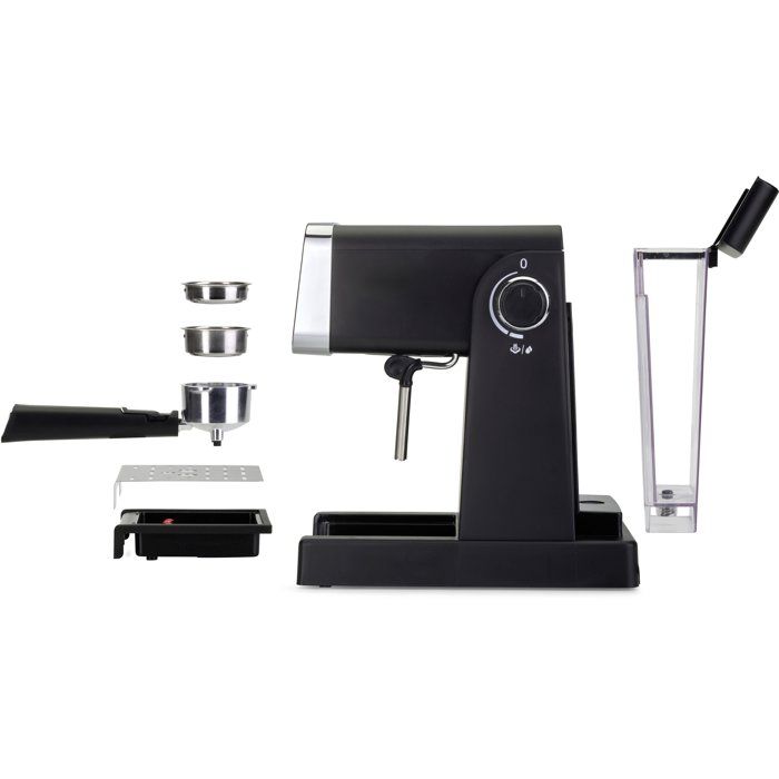 LIVOO Espresso Coffee Machine - DOD218N - 1100 W - 20 Bars - Black