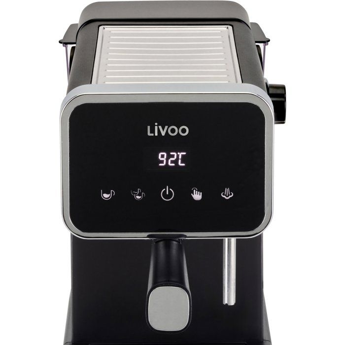 LIVOO Espresso Coffee Machine - DOD218N - 1100 W - 20 Bars - Black