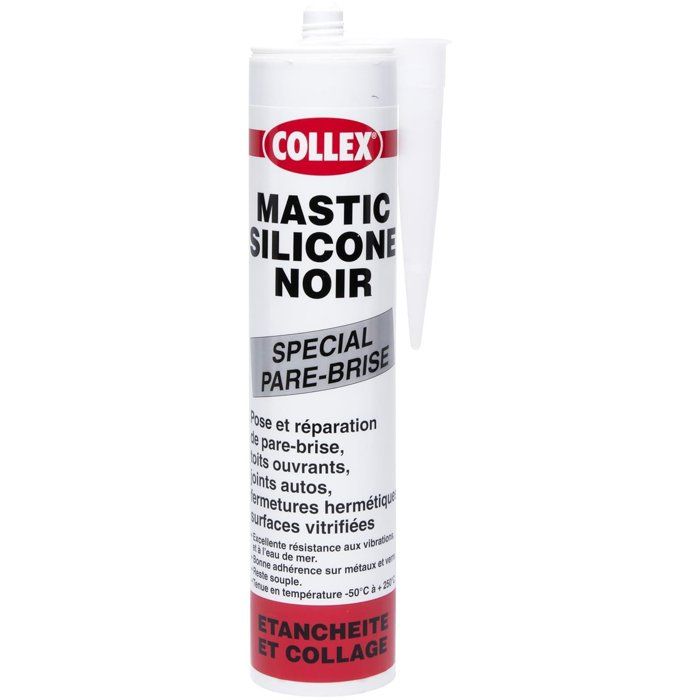 GEB Collex Black Silicone Sealant 310 ml - Windshield & Sunroof Special