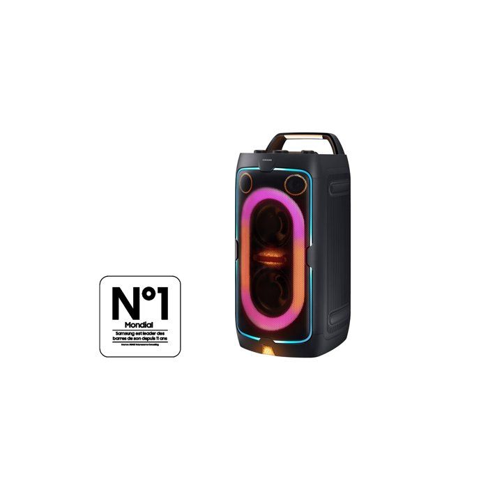 SAMSUNG - Speaker - MX ST40F/XE - 160W - Light Effects - Bluetooth - 16-hour Battery Life - Black