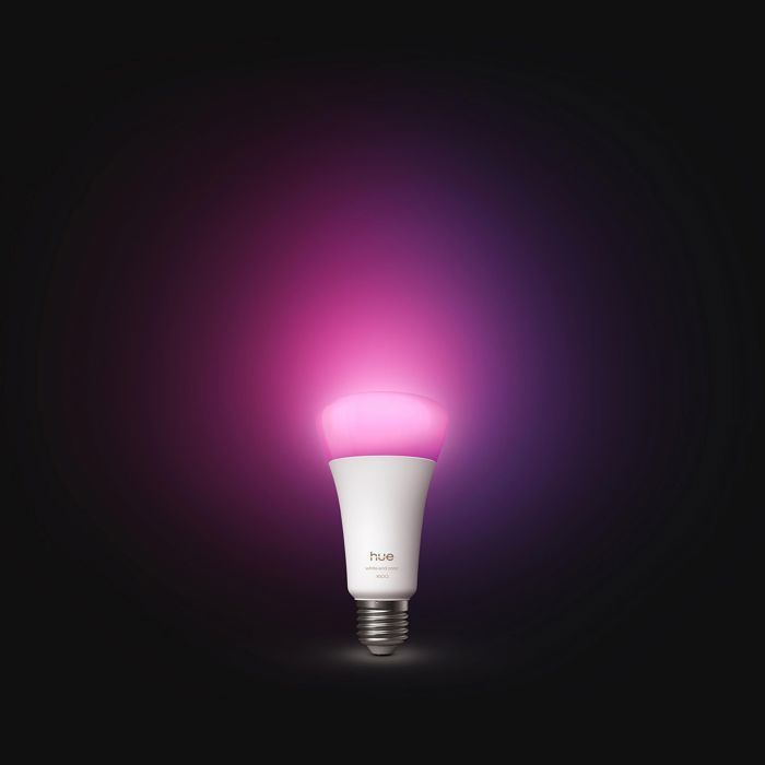 A67 Connected LED Bulb - PHILIPS HUE - Warm White Light - E27 Base - 11.8W - 1000-2000K - 1600 Lumens