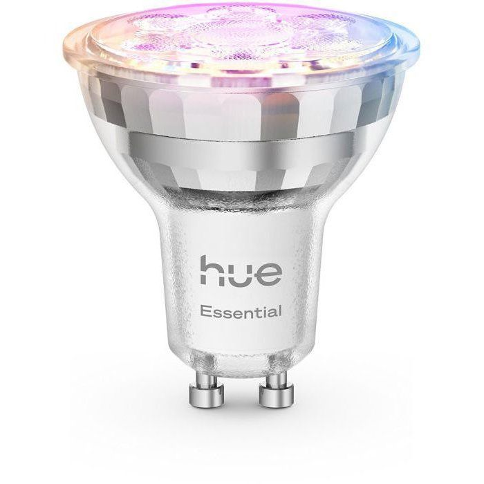 GU10 Connected LED Spotlight - PHILIPS HUE - White and Colored Light - 4.7W - 2200-6500K - 345 Lumens
