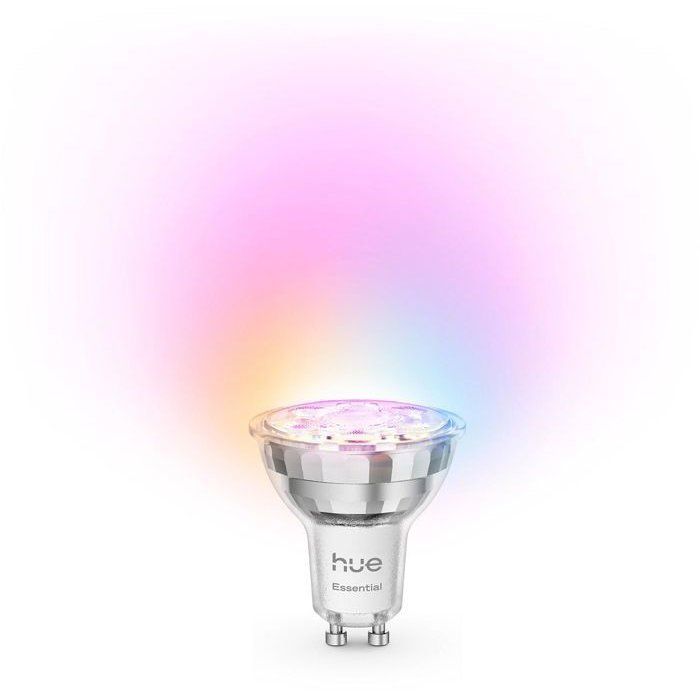 GU10 Connected LED Spotlight - PHILIPS HUE - White and Colored Light - 4.7W - 2200-6500K - 345 Lumens