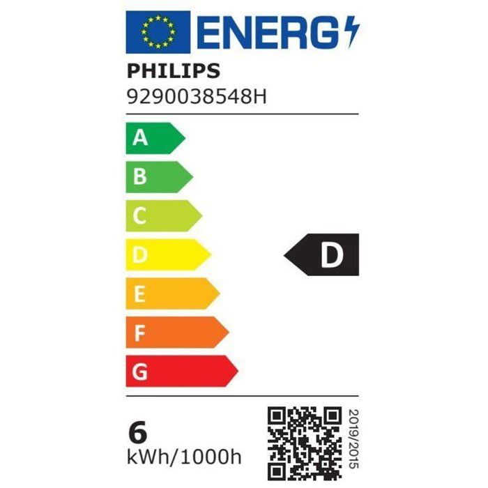 Pack of 2 A60 Connected LED Bulbs - PHILIPS HUE - White Light - E27 Base - 6W - 1000-2000K - 810 Lumens