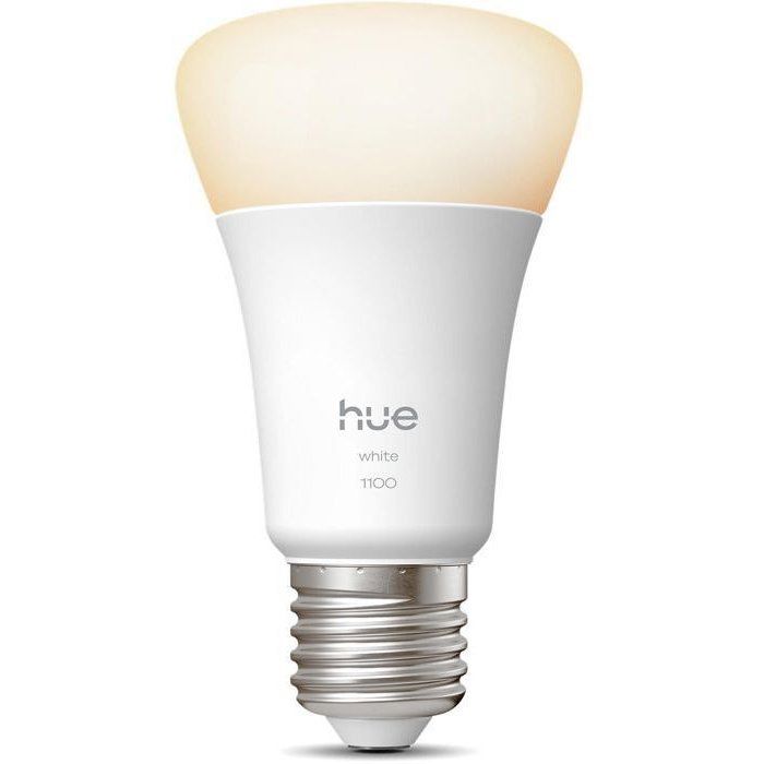 A60 Connected LED Bulb - PHILIPS HUE - Warm White Light - 2700K - E27 Base - 9.5W - 1100 Lumens
