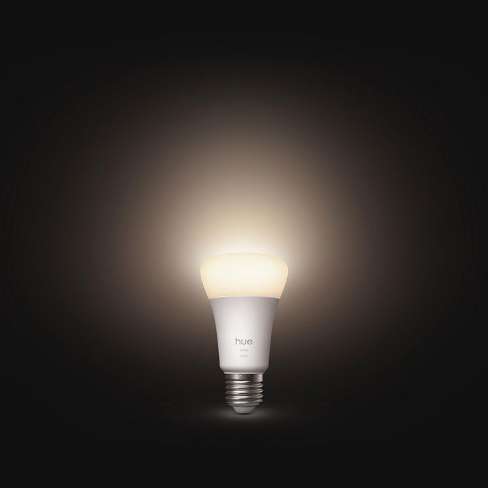 A60 Connected LED Bulb - PHILIPS HUE - Warm White Light - 2700K - E27 Base - 9.5W - 1100 Lumens