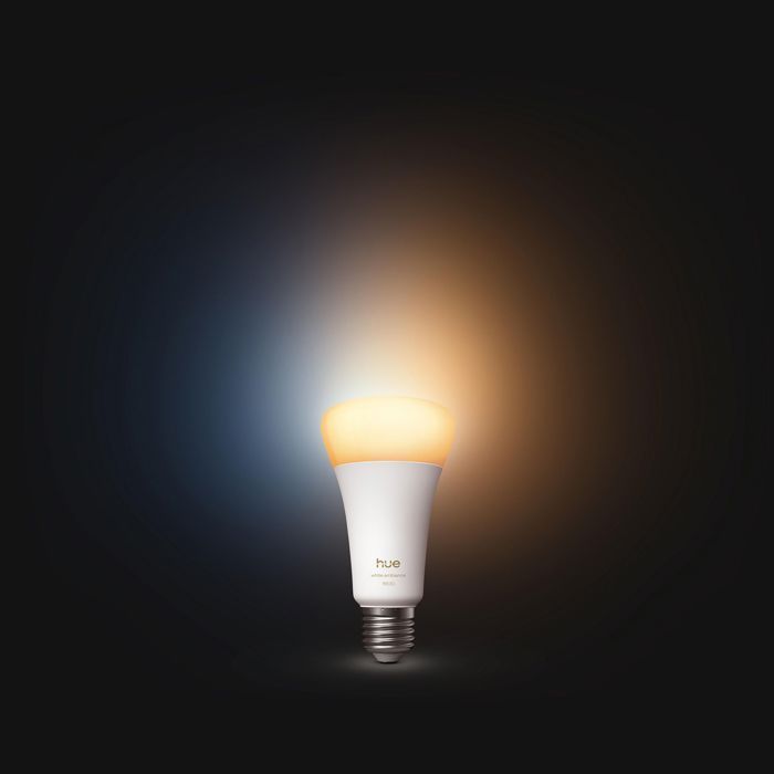 A67 Connected LED Bulb - PHILIPS HUE - Warm White Light - E27 Base - 11.8W - 1000-2000K - 1600 Lumens