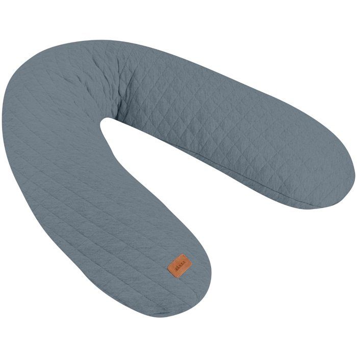 BEABA Maternity Pillow - Big Flopsy™ - Cotton Flower - Mineral Grey