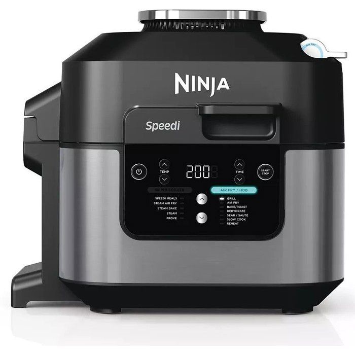 NINJA Multicooker Speedi Rapid Cooker ON500EU - 5.7 L Capacity - Silver/Black - 1760W