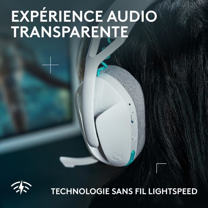 Logitech G - G321 Lightspeed Wireless Gaming Headset - White
