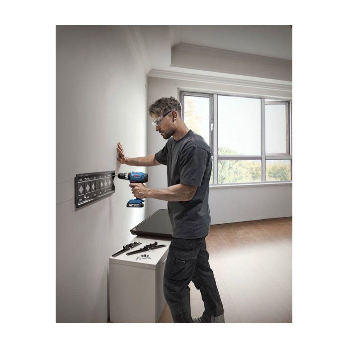 BOSCH PROFESSIONAL Cordless Impact Drill - GSB 18V-25 - 2 x GBA 2.0Ah Batteries + GAL 18V-40 L Charger