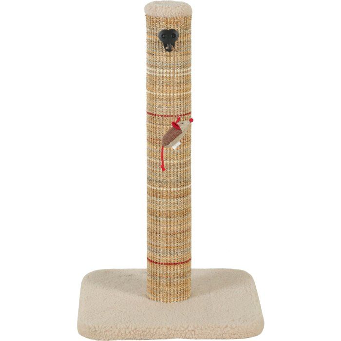 ZOLUX Cat Scratching Post - Sisal - With Hanging Toy - 60 cm - Boreal - Beige