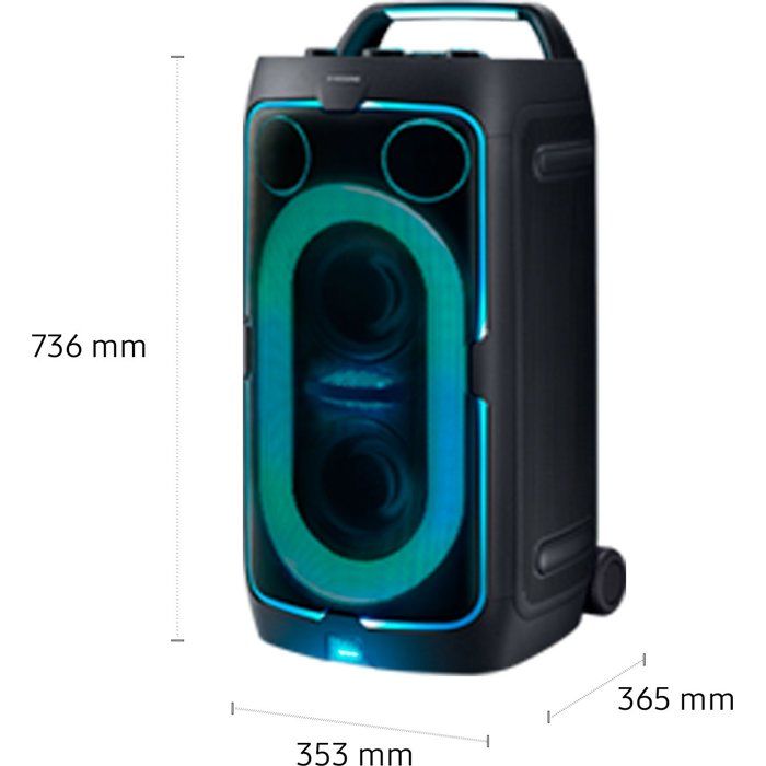 SAMSUNG Speaker - MX-ST50F/XE - 240W - Bluetooth - 18h Battery - Black