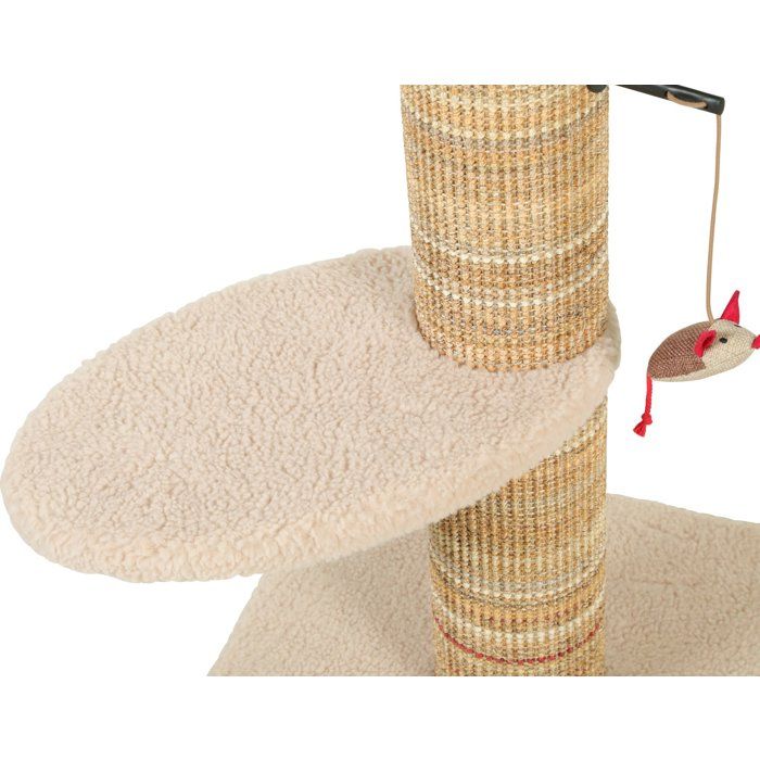 ZOLUX Cat Tree 70 cm - Stable, Resting Area, Mouse Toy, Sisal - Boreal - Beige