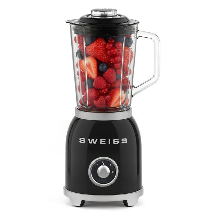 SWEISS Vintage Blender - 1000 W - 1.5 L - MXV9 - Black