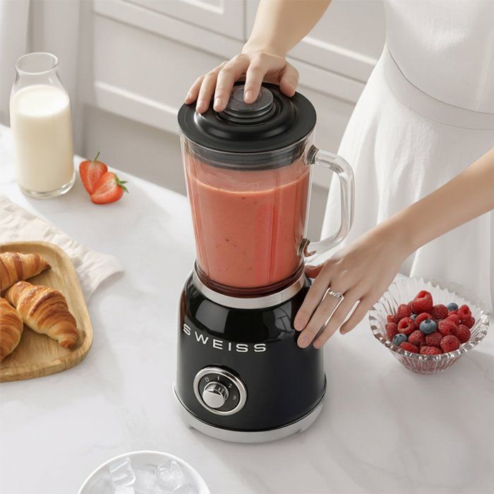SWEISS Vintage Blender - 1000 W - 1.5 L - MXV9 - Black