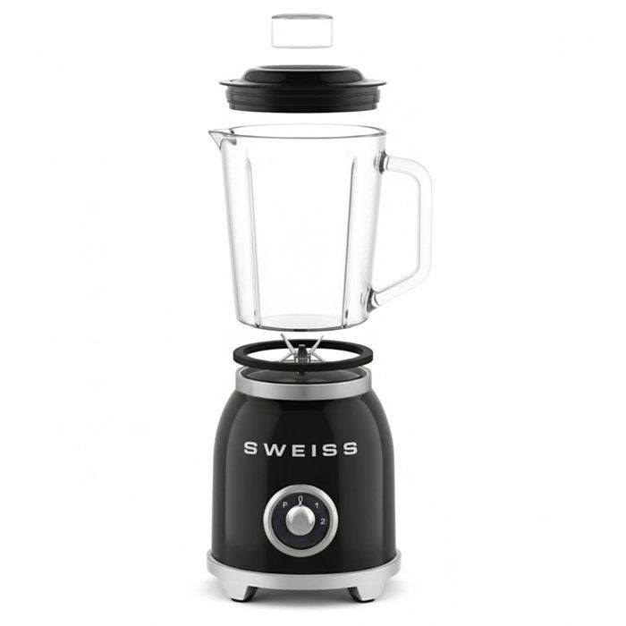 SWEISS Vintage Blender - 1000 W - 1.5 L - MXV9 - Black
