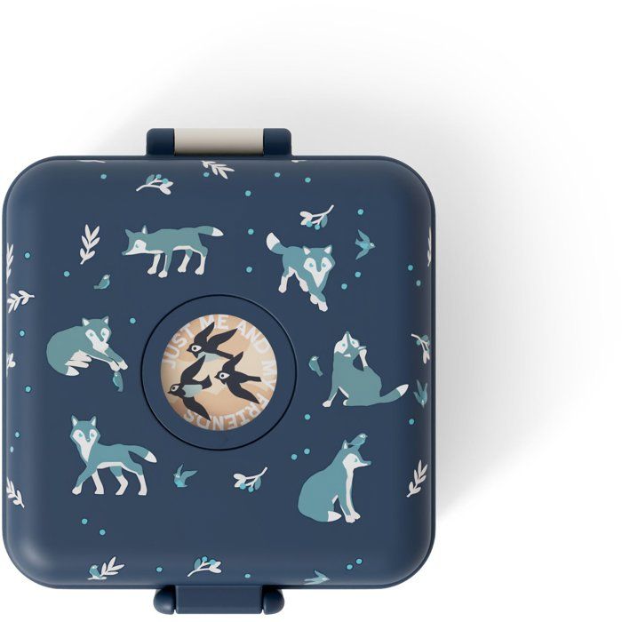 MONBENTO Children's Sandwich Box - 850 ml - BPA Free - Snacky Wolf