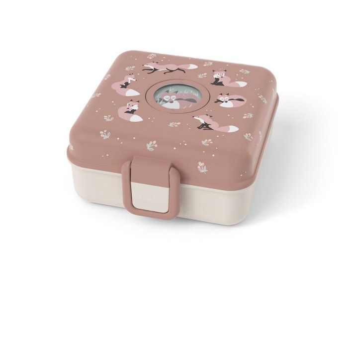 MONBENTO Kids' Sandwich Box - 850 ml - BPA Free - Snacky Fox