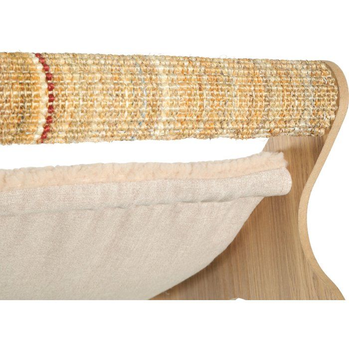 Hamac chaise longue pour chat - ZOLUX - Griffoir sisal - Espace repos - Boréal - Biege