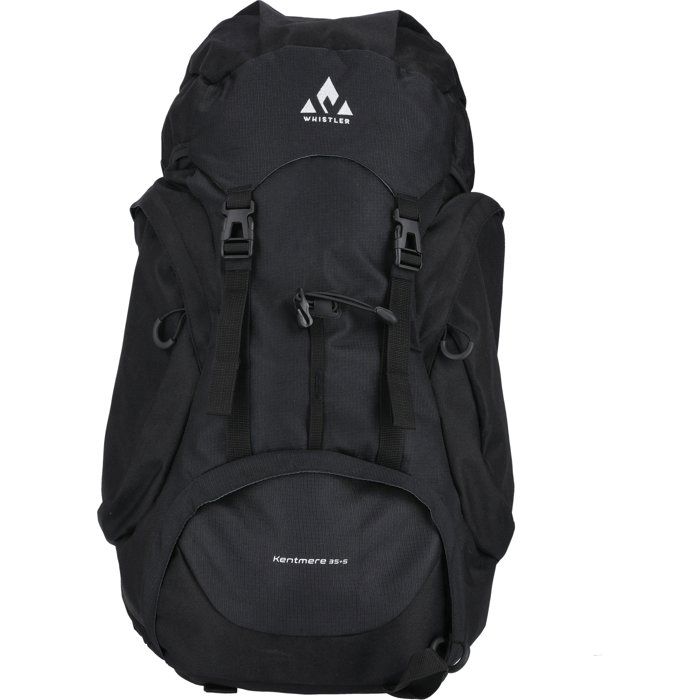 WHISTLER Backpack - Kentmere - 35+5 L - Black - Padded Shoulder Straps