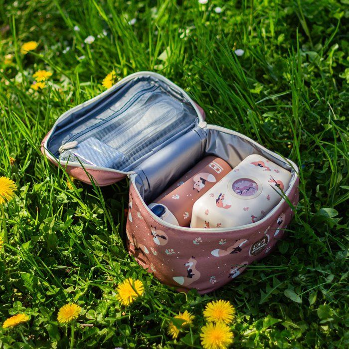 MONBENTO Insulated Lunch Bag, Frosty 5 L Fox, Children's Cooler