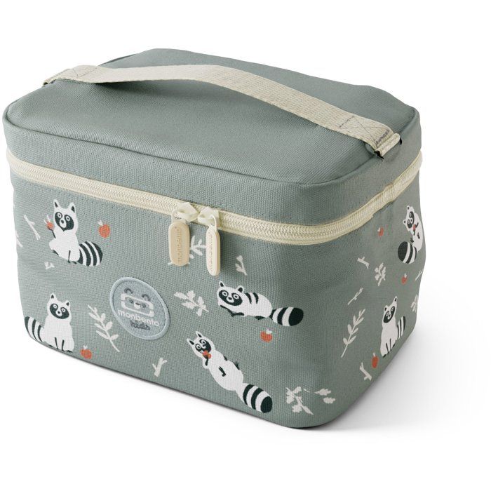 MONBENTO Insulated Lunch Bag, Frosty 5 L Raccoon, Children's Cooler