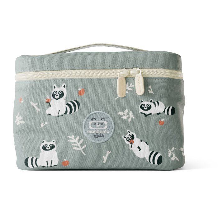 MONBENTO Insulated Lunch Bag, Frosty 5 L Raccoon, Children's Cooler