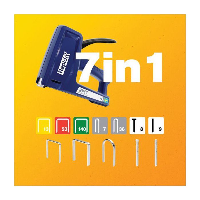 RAPID 7-in-1 Manual Stapler Kit - RPC7 - 3010 Pieces - 5001746