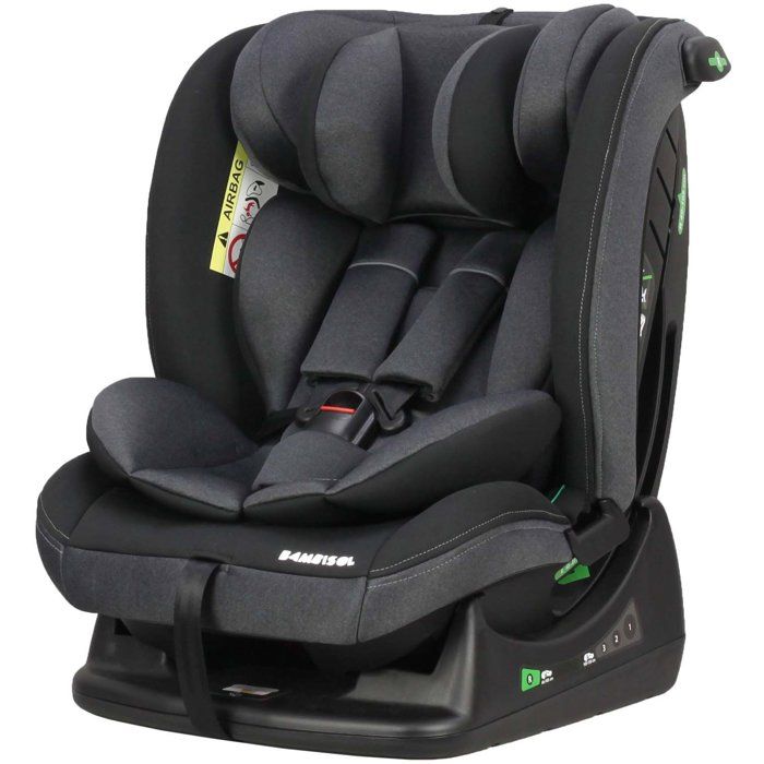 BAMBISOL Reversible Car Seat AY913PLUSN Group 0+/1/2/3 I-Size Black