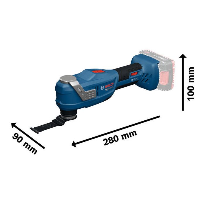 BOSCH GOP 18V-30 Multi-Tool - Tool Only + L-Boxx 136
