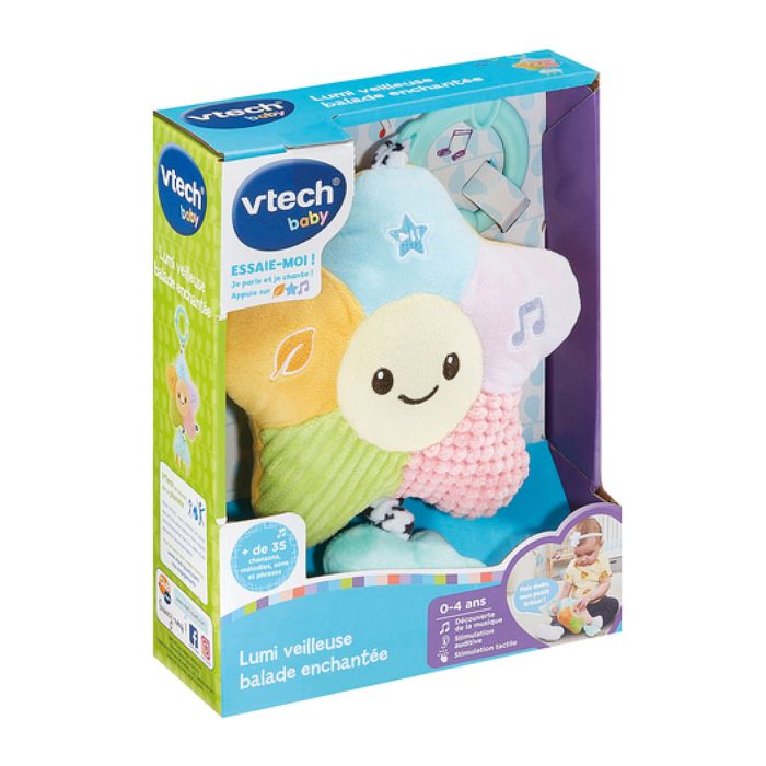VTECH Lumi Enchanted Walk Night Light - Plush Nightlight for Babies 0-4 Years