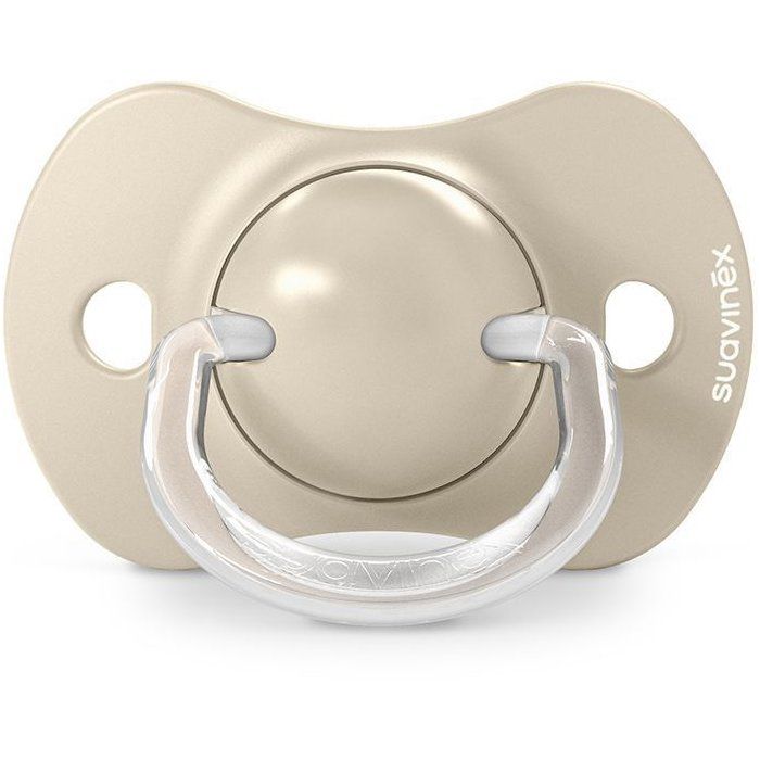 Set of 2 symmetrical pacifiers - SUAVINEX - Birdies - SX Pro - 0 to 6 months - Beige